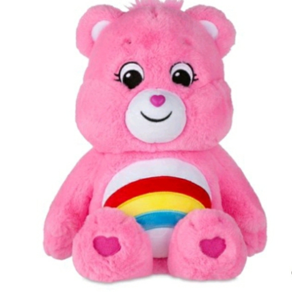 NWT Adorable CARE BEARS 14" Pink Cheer Bear in Box - Picture 2 of 11
